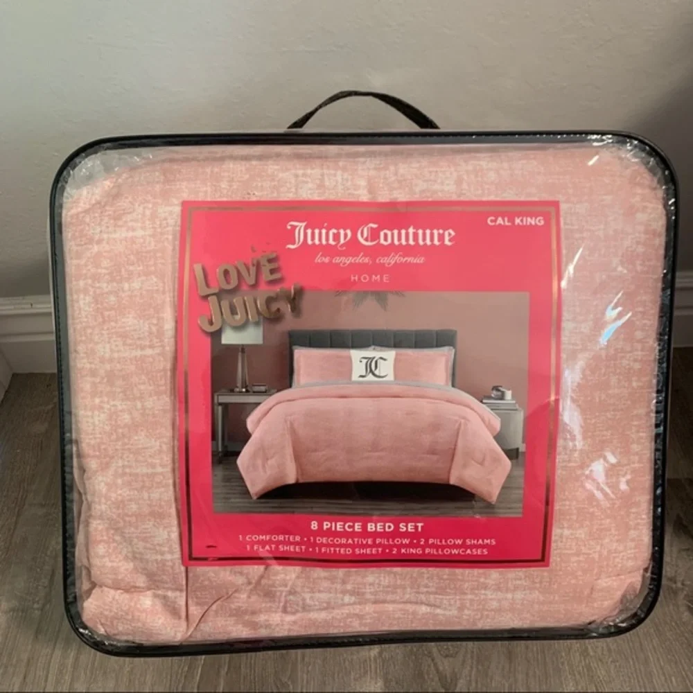 Juicy Couture Cal King 8PC Comforter Set